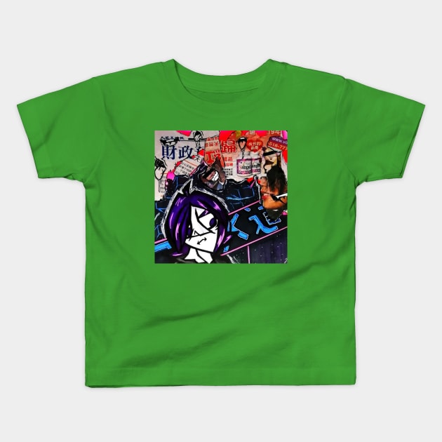 Japan Cult Music Kids T-Shirt by naisvibela